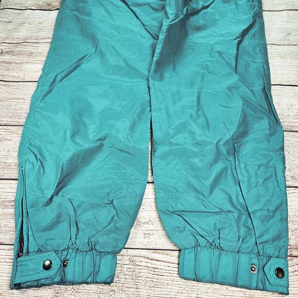 Vintage Profile Ski Pants Mens Size Medium Turquoise Lightweight - Picture 5 of 10